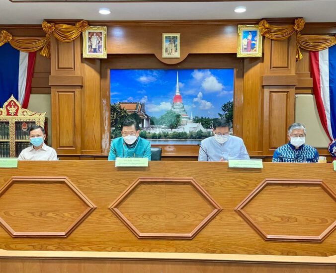ผู้ว่าราชการจังหวัดสมุทรปราการ เป็นประธานการประชุมคณะกรรมการจัดกิจกรรมเดินแบบผ้าไทย จังหวัดสมุทรปราการ