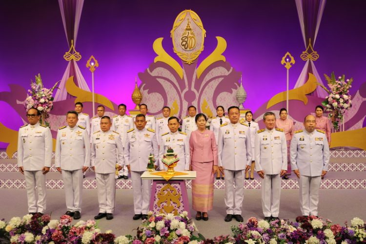 ผู้ว่าราชการจังหวัดสมุทรปราการ นำคณะฯร่วมบันทึกเทปถวายพระพรชัยมงคล สมเด็จพระนางเจ้าฯพระบรมราชินี เนื่องในโอกาสวันเฉลิมพระชนมพรรษา 3 มิถุนายน 2568