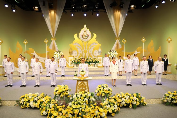 ผู้ว่าราชการจังหวัดสมุทรปราการ นำคณะฯร่วมบันทึกเทปถวายพระพรชัยมงคล พระบาทสมเด็จพระเจ้าอยู่หัว เนื่องในโอกาสวันเฉลิมพระชนมพรรษา 28 กรกฎาคม 2568