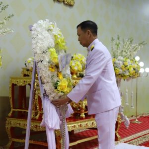 จังหวัดสมุทรปราการ จัดพิธีถวายราชสักการะเนื่องในวันที่ระลึกคล้ายวันสวรรคต สมเด็จพระนารายณ์มหาราช