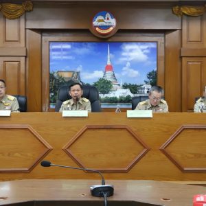 จังหวัดสมุทรปราการ จัดประชุมหัวหน้าส่วนราชการประจำจังหวัดสมุทรปราการและผ่านสื่ออิเล็กทรอนิกส์ ครั้งที่ 7/2568 ประจำเดือน กรกฎาคม 2568