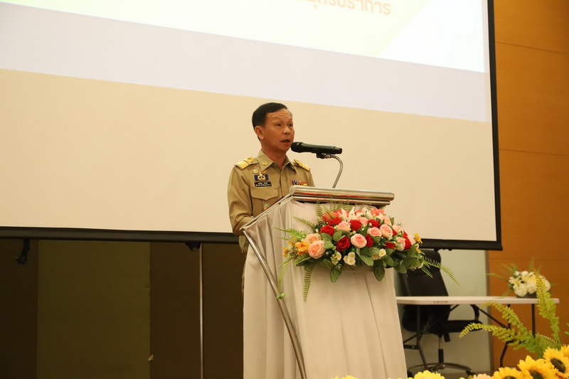 ผู้ว่าราชการจังหวัดสมุทรปราการ มอบนโยบายการป้องกัน ปราบปรามและแก้ไขปัญหายาเสพติด ตามแนวทางปฏิบัติการกวาดล้างยาเสพติด “No Drugs No Dealers” ผนึกกำลัง ชุมชนปลอดยาเสพติด แก่ส่วนราชการ องค์กรปกครองส่วนท้องถิ่น และกำนันในพื้นที่จังหวัดสมุทรปราการ
