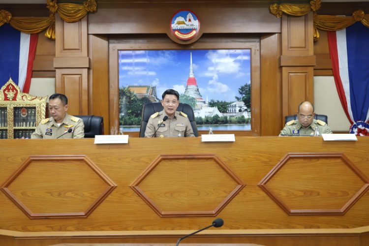 จังหวัดสมุทรปราการ จัดประชุมหัวหน้าส่วนราชการประจำจังหวัดสมุทรปราการและผ่านสื่ออิเล็กทรอนิกส์ ครั้งที่ 10/2568 ประจำเดือน ตุลาคม  2568