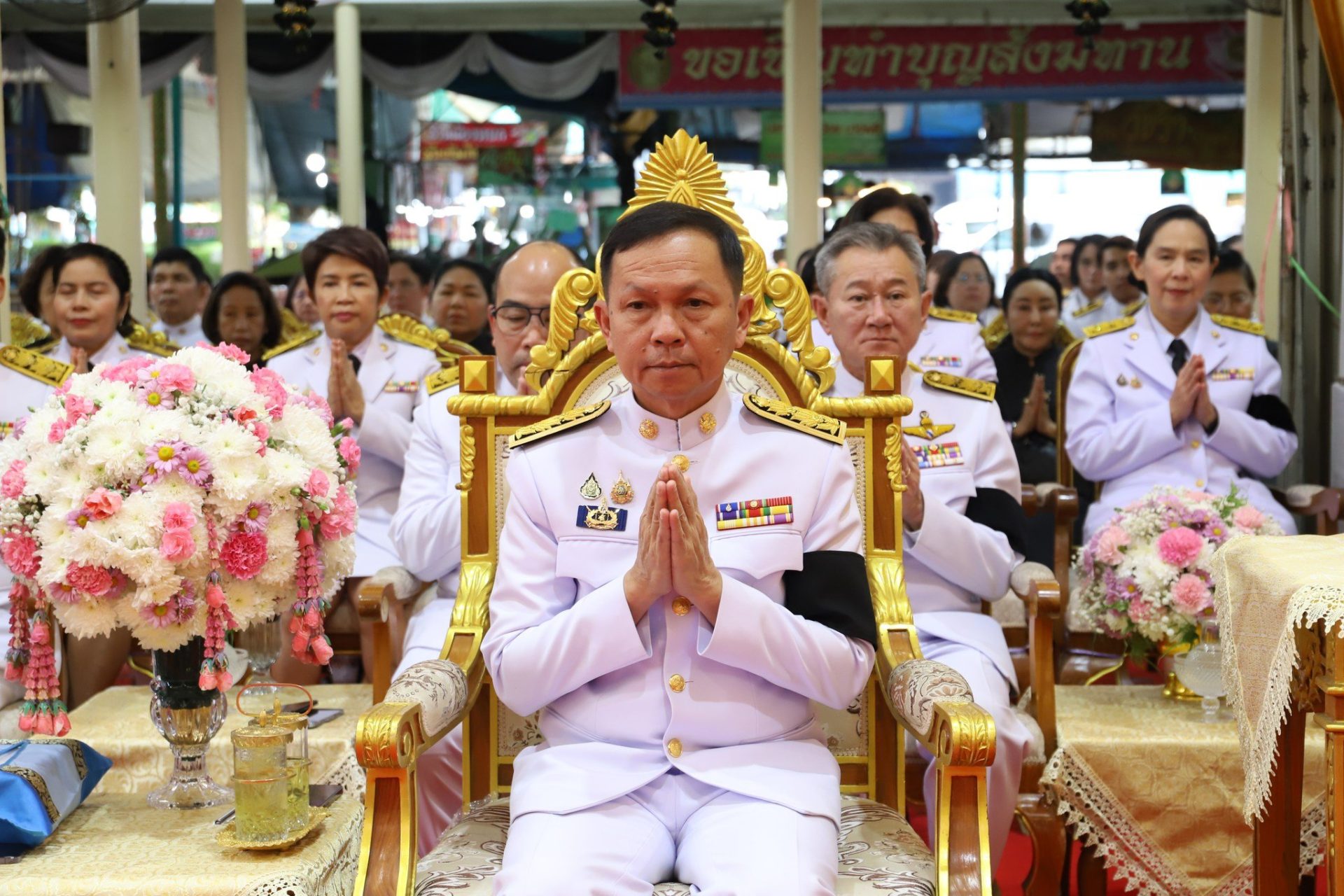 จังหวัดสมุทรปราการ จัดพิธีบำเพ็ญพระราชกุศลปัญญาสมวาร (ครบ 50 วัน) ถวายเป็นพระราชกุศล แด่สมเด็จพระนางเจ้าสิริกิติ์ พระบรมราชินีนาถ พระบรมราชชนนีพันปีหลวง เพื่อแสดงความอาลัยและน้อมรำลึกพระมหากรุณาธิคุณของพระองค์ท่าน โดยมีประชาชนทุกหมู่เหล่าในจังหวัดสมุทรปราการร่วมพิธี