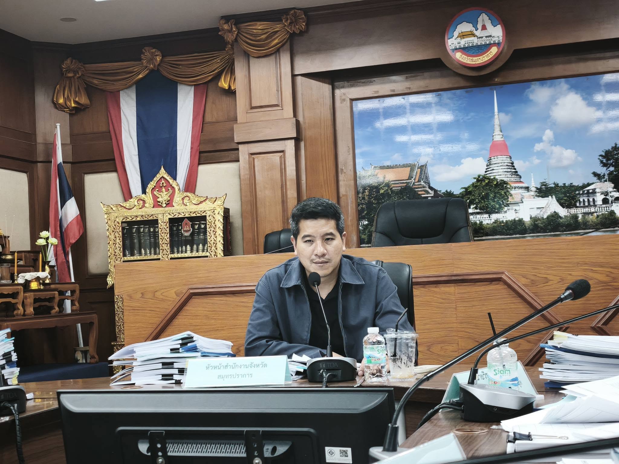 จังหวัดสมุทรปราการจัดการประชุมคณะทำงานกลั่นกรองพิจารณาเรื่องนำเสนอที่ประชุมคณะกรรมการการบริหารและจัดหาระบบคอมพิวเตอร์ของหน่วยงานในสังกัดกระทรวงมหาดไทย จังหวัดสมุทรปราการครั้งที่ 2/2569